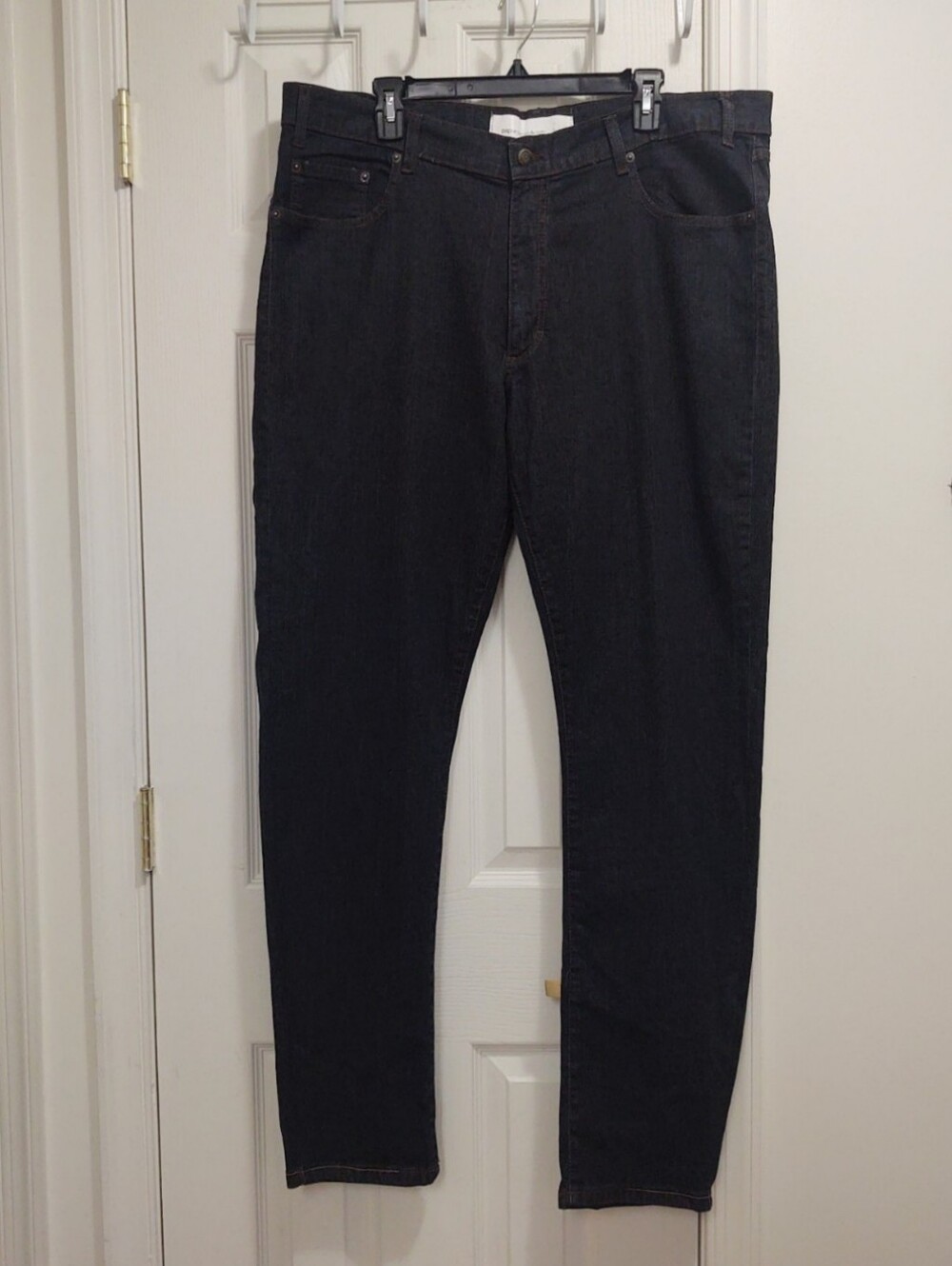 Paper Denim & Cloth Men's Straight Fit Black Jeans 40x34" L